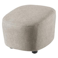 HOCKER Webstoff Beige  - Beige/Schwarz, Design, Kunststoff/Textil (54/41/57cm) - SetOne by Musterring