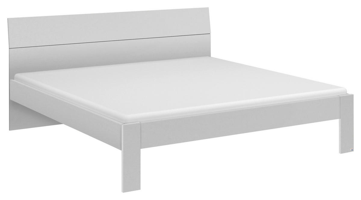 BETT 180/200 cm  in Weiss   - Weiss, Basics, Holzwerkstoff (180/200cm) - Xora
