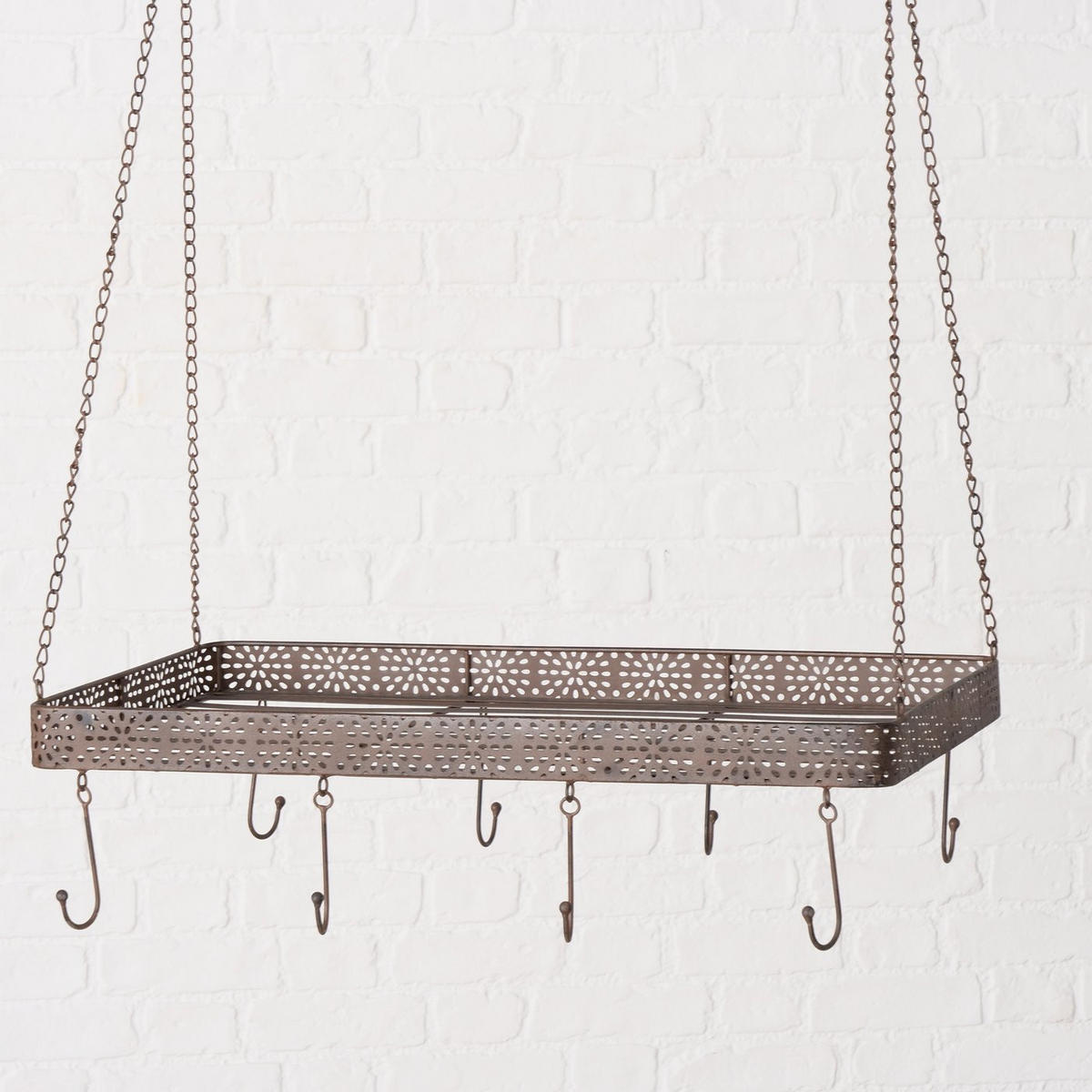 DEKOWANDREGAL  - Braun, Basics, Metall (70/40/95cm)