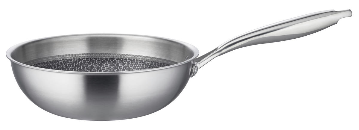 SAUTEUSE - Edelstahlfarben, Basics, Metall (24cm) - GSW