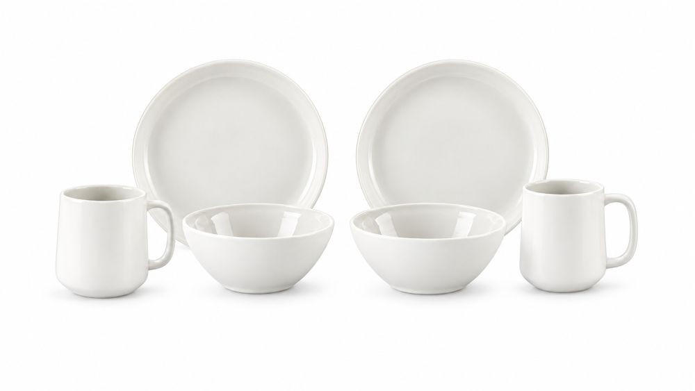 FRÜHSTÜCKSSERVICE 6-teilig 2 Personen Sandfarben LEVANTO  - Sandfarben, Design, Keramik - Novel
