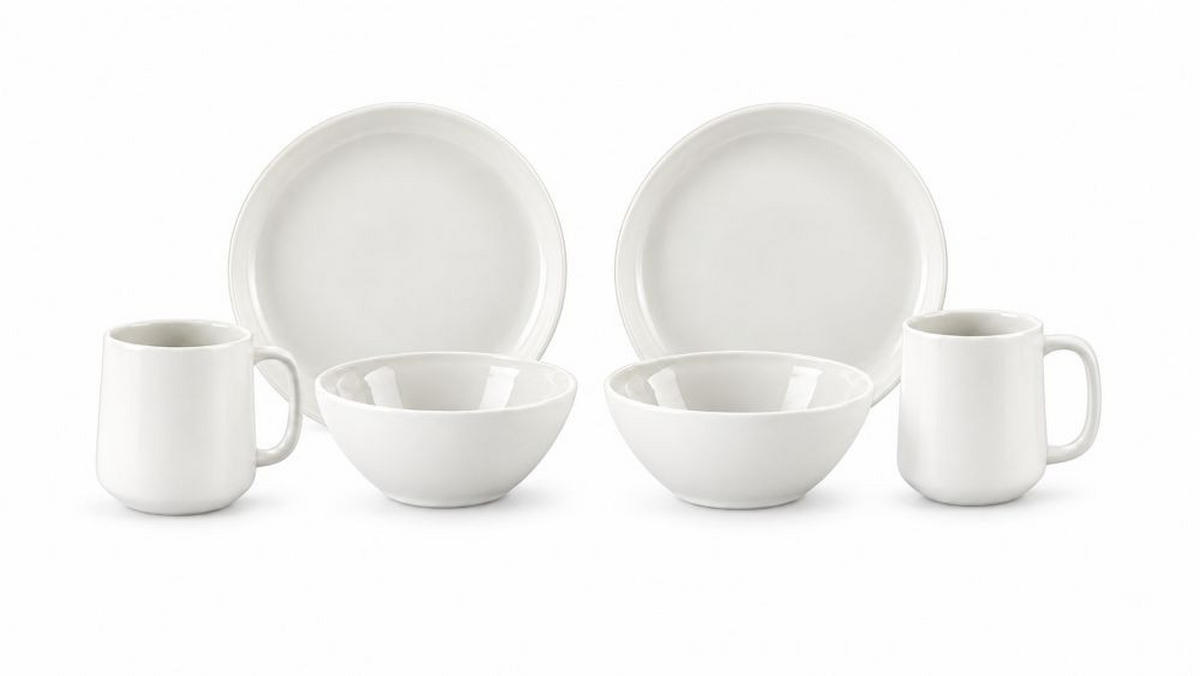 FRÜHSTÜCKSSERVICE LEVANTO Sandfarben 6-teilig 2 Personen  - Sandfarben, Design, Keramik - Novel