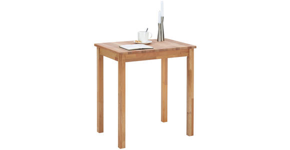 ESSTISCH Buche massiv rechteckig Buchefarben - Buchefarben, KONVENTIONELL, Holz (70/50/75cm) - Carryhome