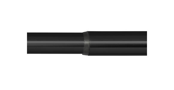 KLEMMSTANGE 120-220 cm - Schwarz, Design, Metall (120-220cm) - Homeware