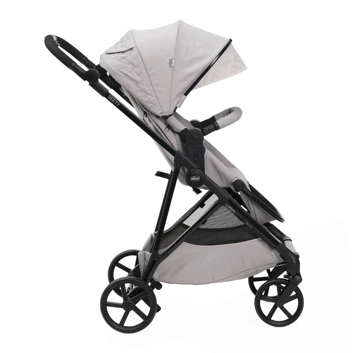 BUGGY SEETY  - Beige/Schwarz, Basics, Textil/Metall (55/73/99-110cm) - Chicco