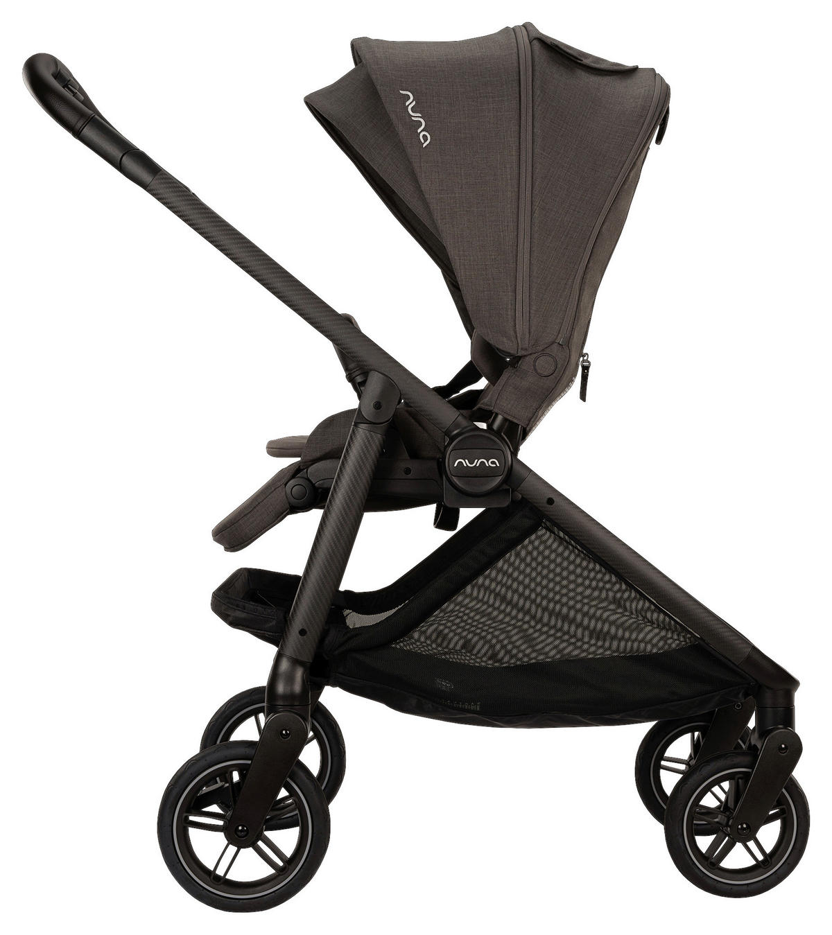 KINDERWAGEN Swiv  - Schwarz/Grau, Basics, Textil/Metall (94/54/103cm) - Nuna
