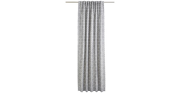 FERTIGVORHANG LINNE blickdicht 140/245 cm   - Anthrazit, Trend, Textil (140/245cm) - Dieter Knoll