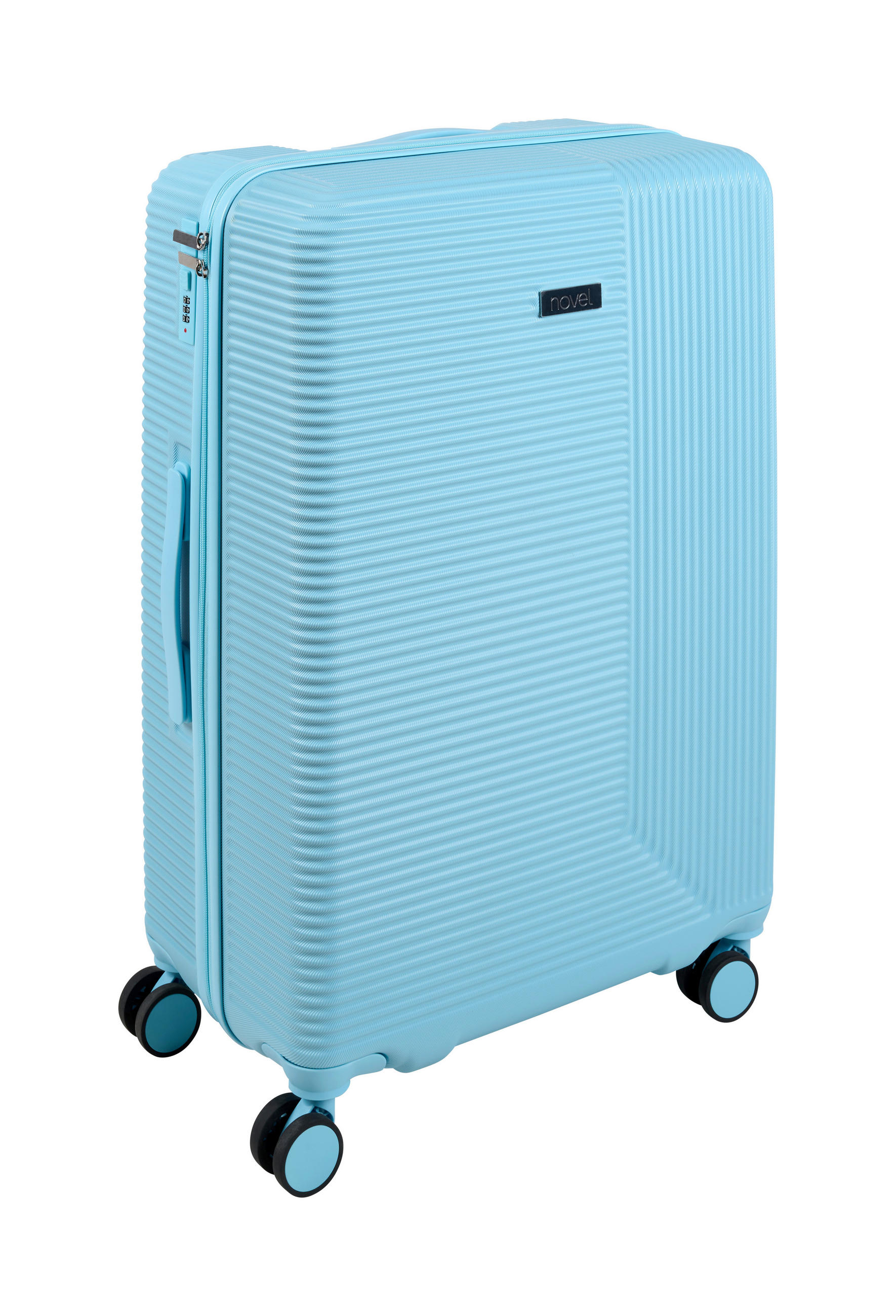 REISEKOFFER Hellblau  - Hellblau, Basics, Kunststoff/Textil (52/73/30cm) - Novel