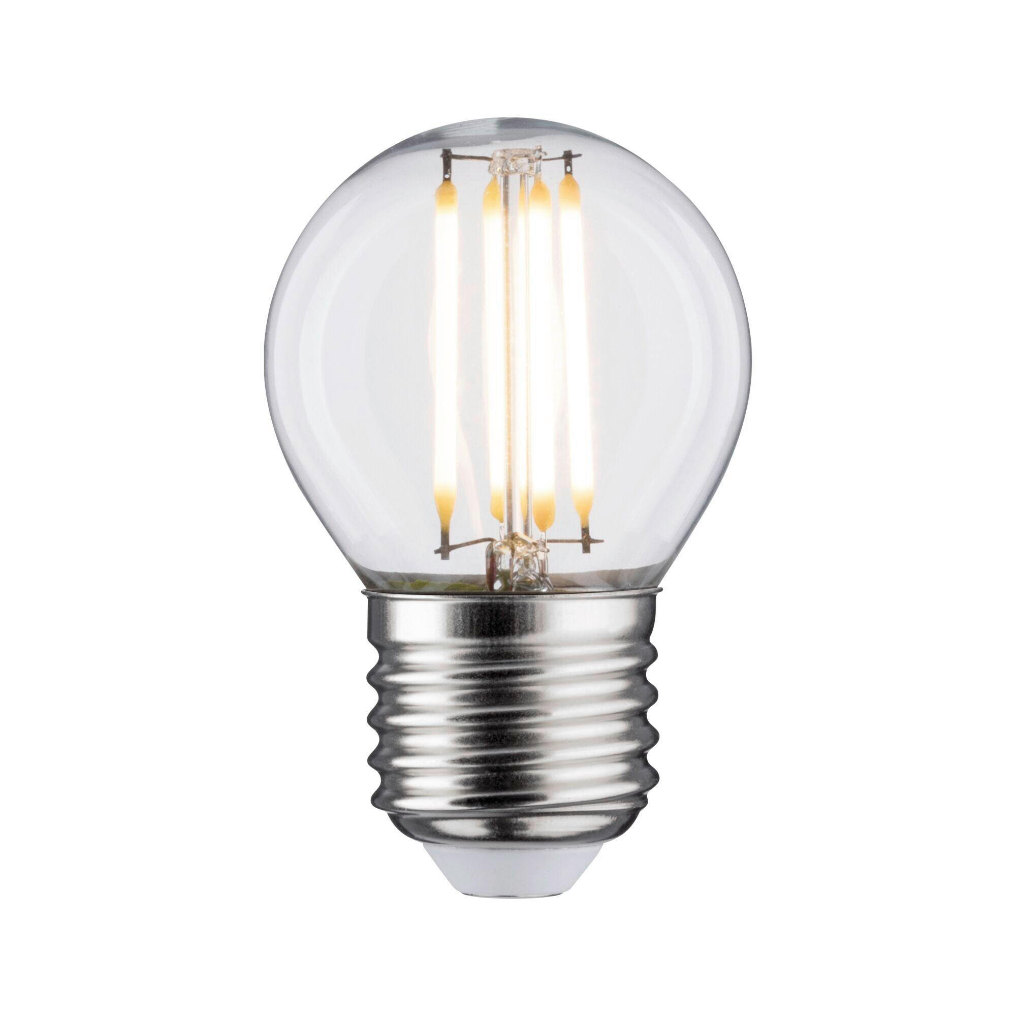 LED-LEUCHTMITTEL   E27 1x4,8W W 470 lm  - Klar, Basics, Glas (4,5/7,2cm) - Paulmann
