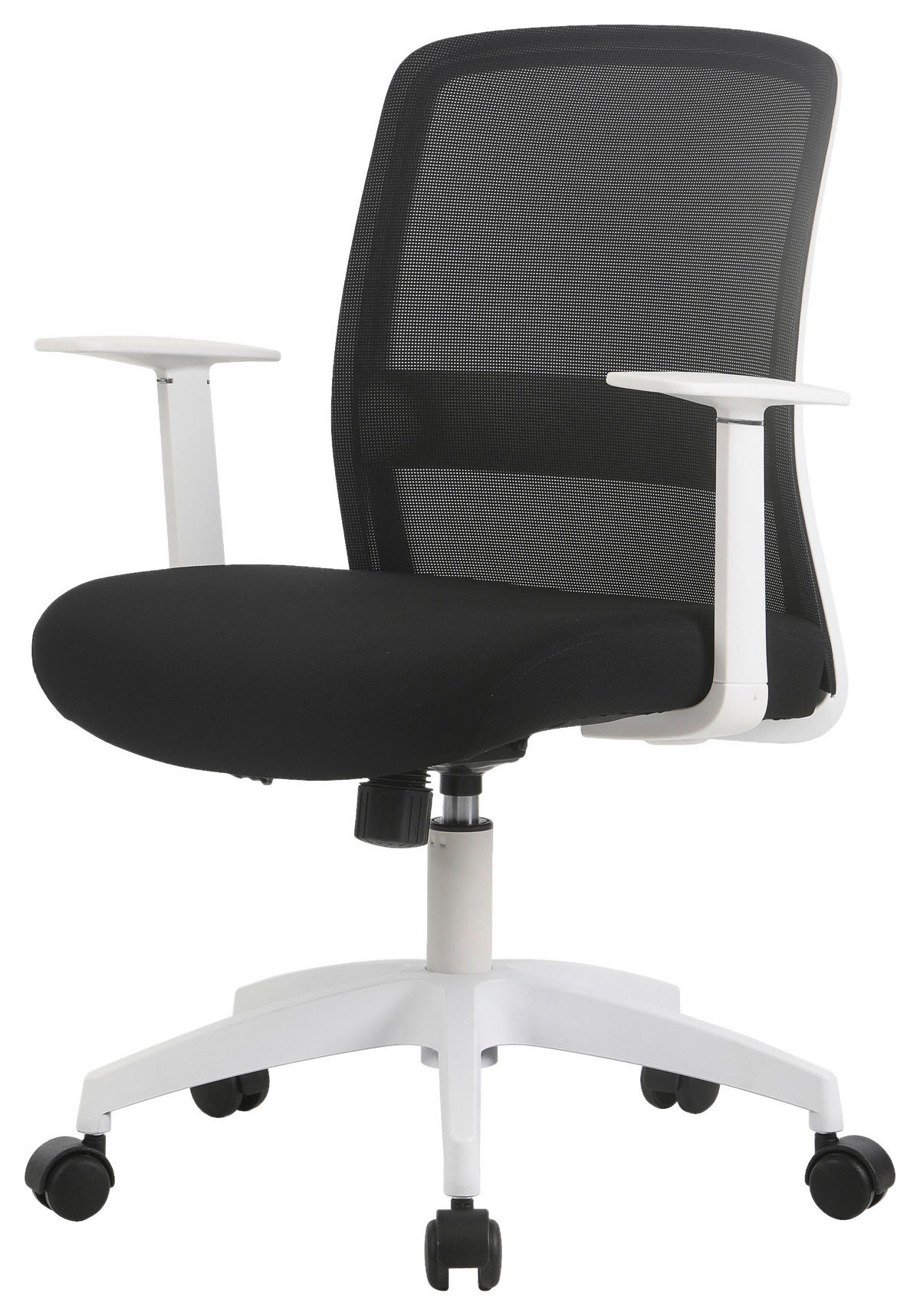 FORGÓSZÉK  feszített neccháló, szövet fekete, fehér  - fekete/fehér, Konventionell, műanyag/textil (60/86,5-94,5/60cm) - Xora