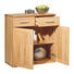 KOMMODE Kernbuche teilmassiv Buchefarben - Buchefarben/Alufarben, Design, Holz/Holzwerkstoff (83,5/88/38cm) - Carryhome