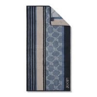 DUSCHTUCH LINES STRIPES 80/150 cm  - Blau, Basics, Textil (80/150cm) - Joop!