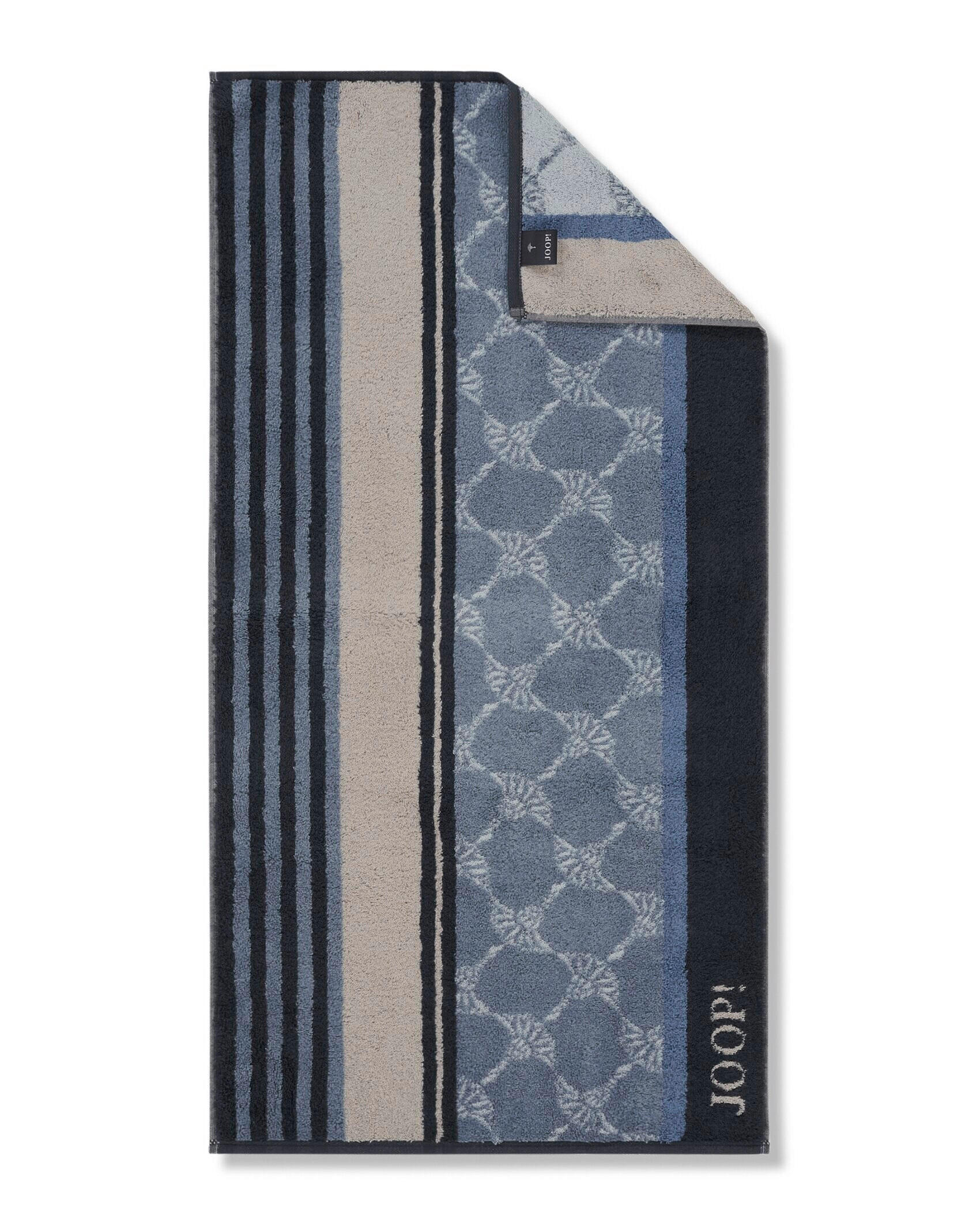 Joop! Duschtuch Lines Stripes Blau 80x150 cm