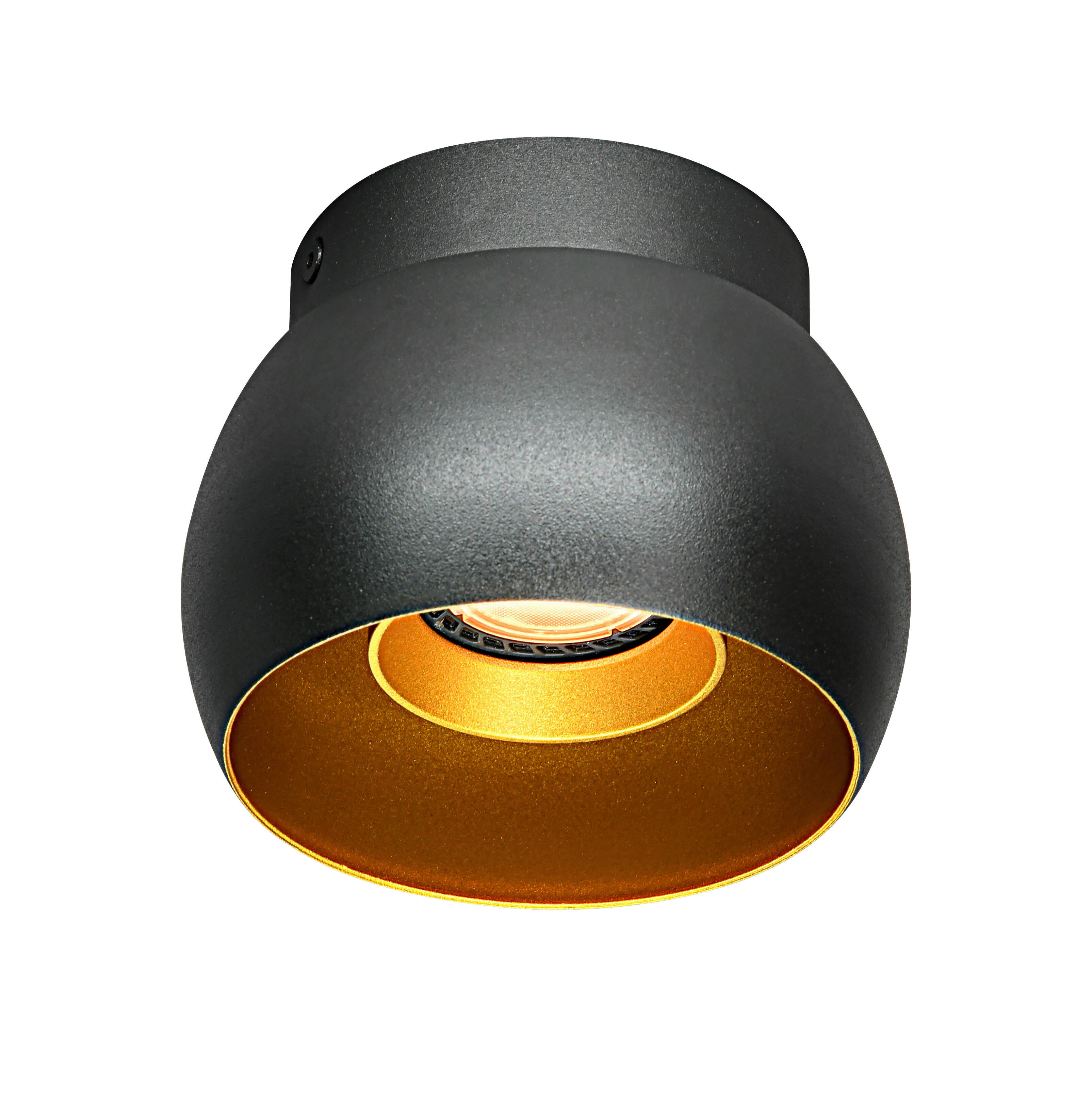 PLAFONJERA - crna, Trendi, metal (12/9,5cm)