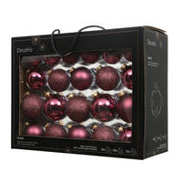 CHRISTBAUMKUGEL-SET  - Basics (7/7/0cm)