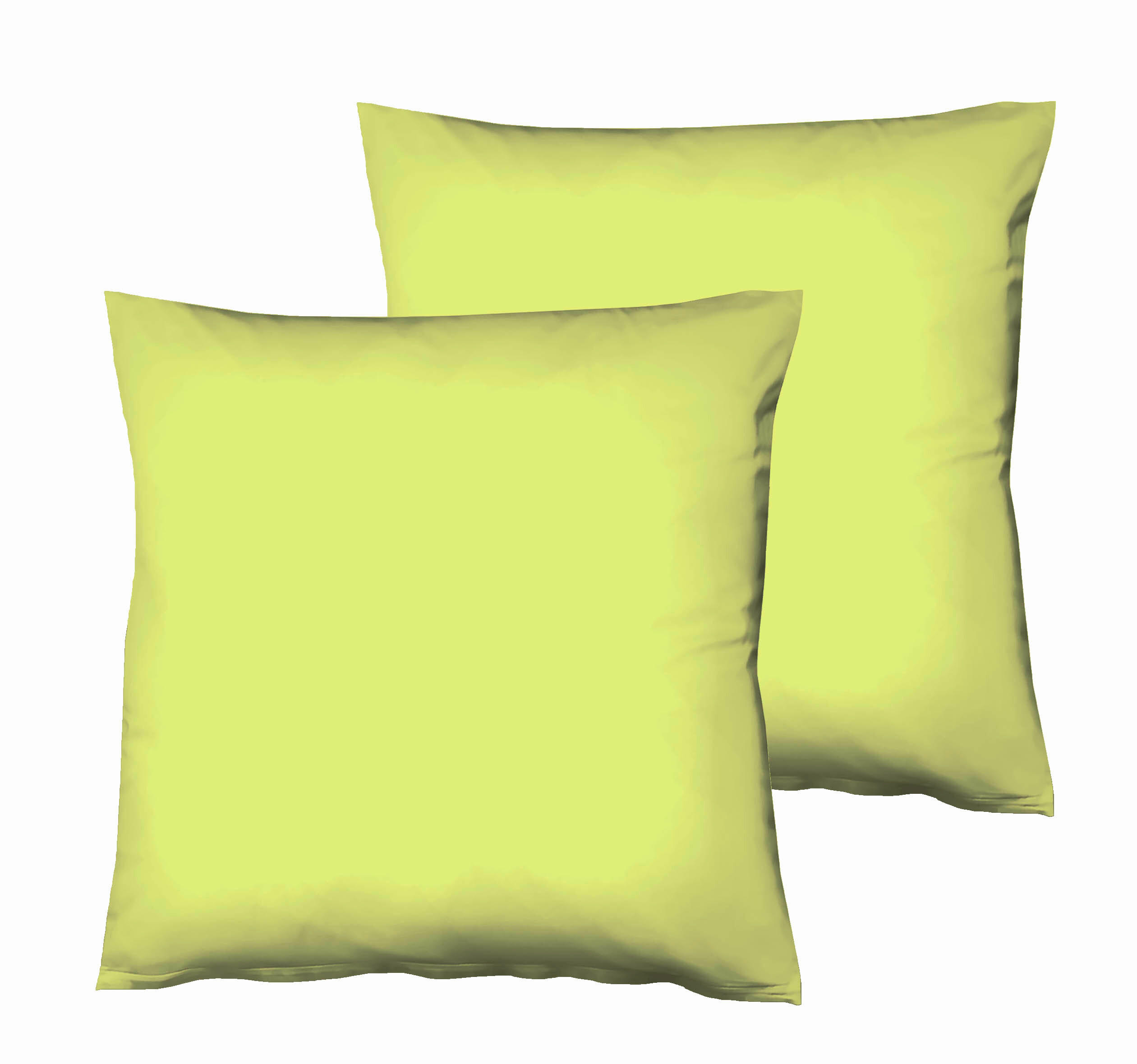 Fleuresse Kissenbezug-Set Grün 40x40 cm