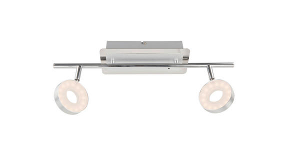LED-STRAHLER 44,5/9/18,5 cm - Chromfarben/Alufarben, Trend, Metall (44,5/9/18,5cm) - Novel