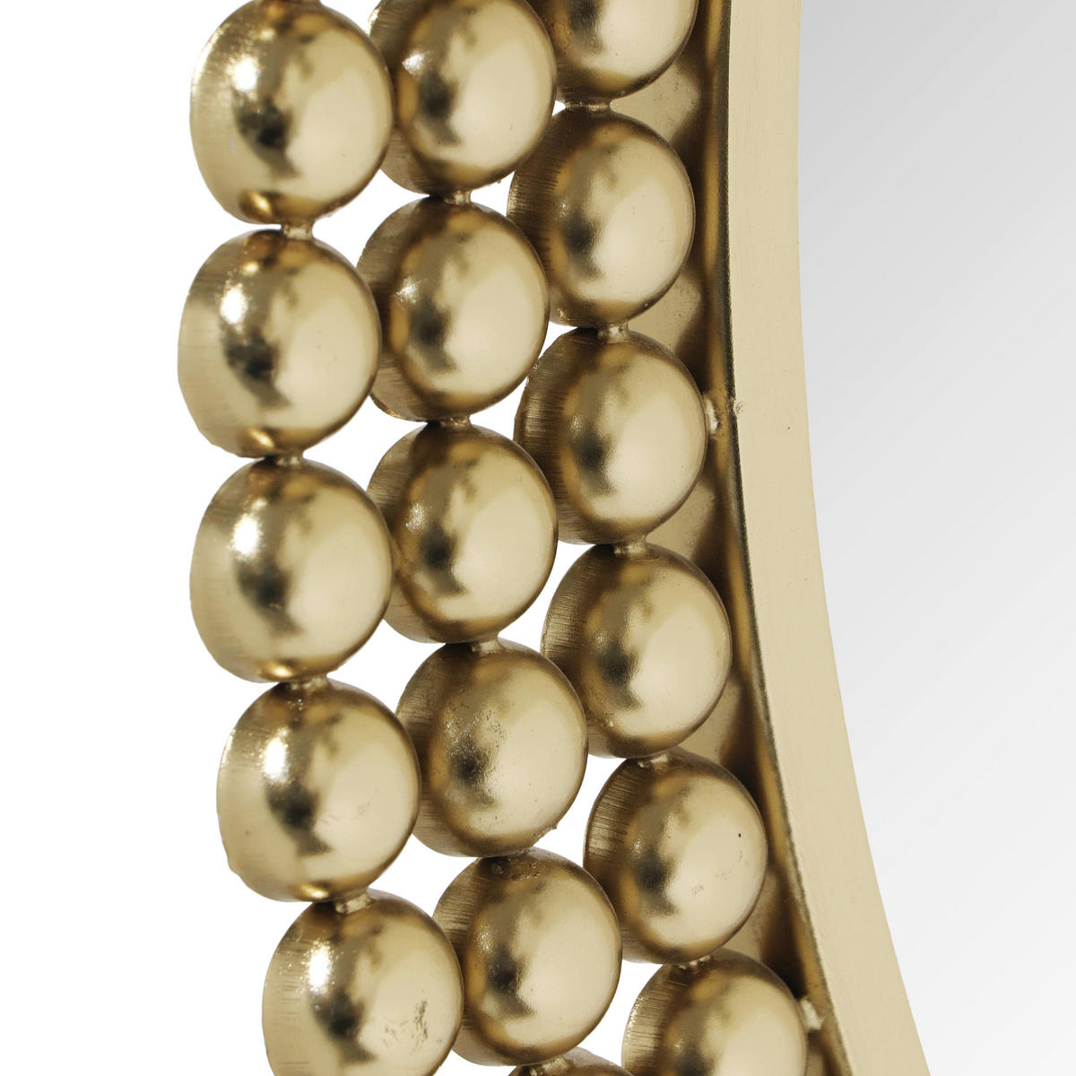 OGLINDĂ DE PERETE 76/76/3 cm    - auriu, Modern, sticlă/metal (76/76/3cm) - Ti'me
