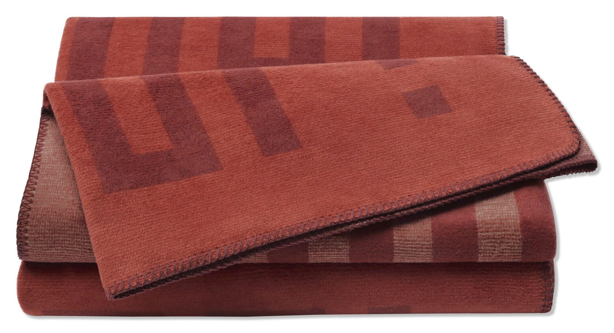 WOHNDECKE BARS 150/200 cm  - Terracotta, KONVENTIONELL, Textil (150/200cm) - Joop!