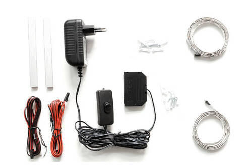 EINLEGEBODENBELEUCHTUNG LED-Leuchtmittel  - Weiss, Lifestyle, Kunststoff/Metall (1/125cm) - MID.YOU