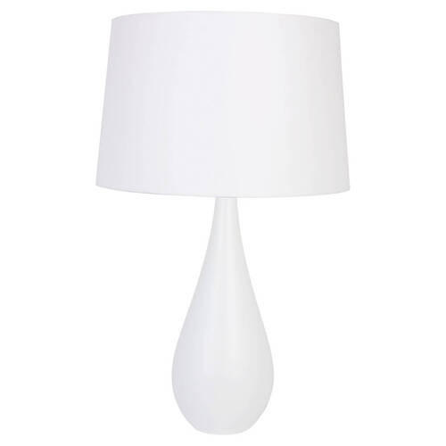TISCHLEUCHTE 40/64 cm   - Weiß, Design, Holz (40/64cm)