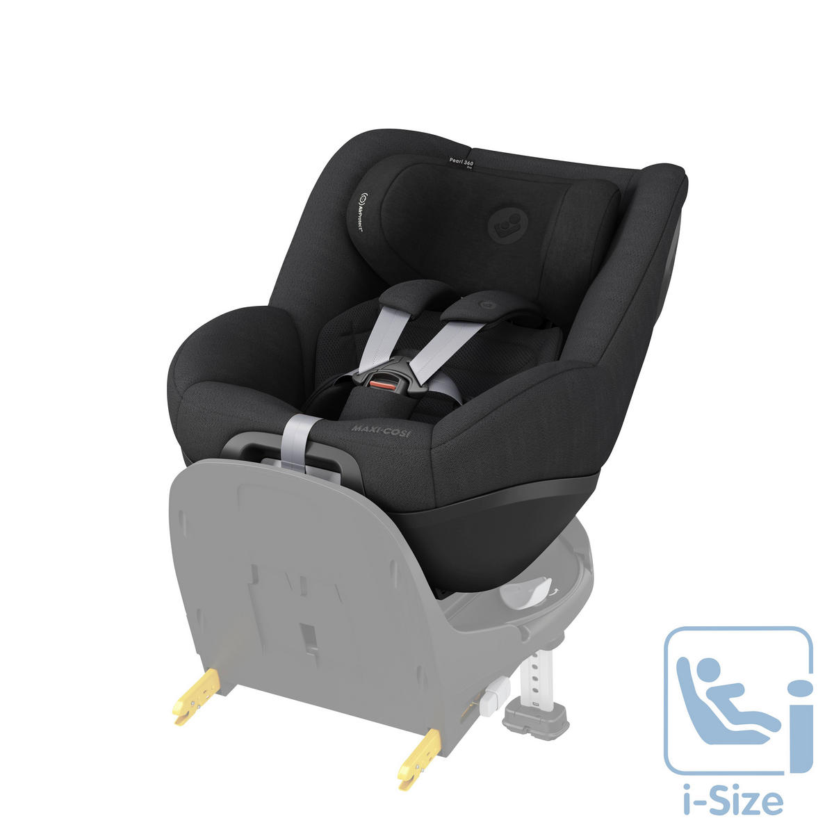 BAKÅTVÄND BILBARNSTOL PEARL 360 PRO  - svart, Basics, metall/textil (43,2/49,6/71,4cm) - Maxi Cosi Pro