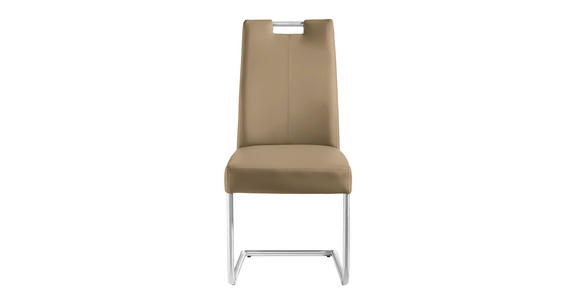 SCHWINGSTUHL Lederlook Edelstahlfarben, Schlammfarben - Edelstahlfarben/Schlammfarben, Design, Textil/Metall (46/97/59cm) - Valnatura