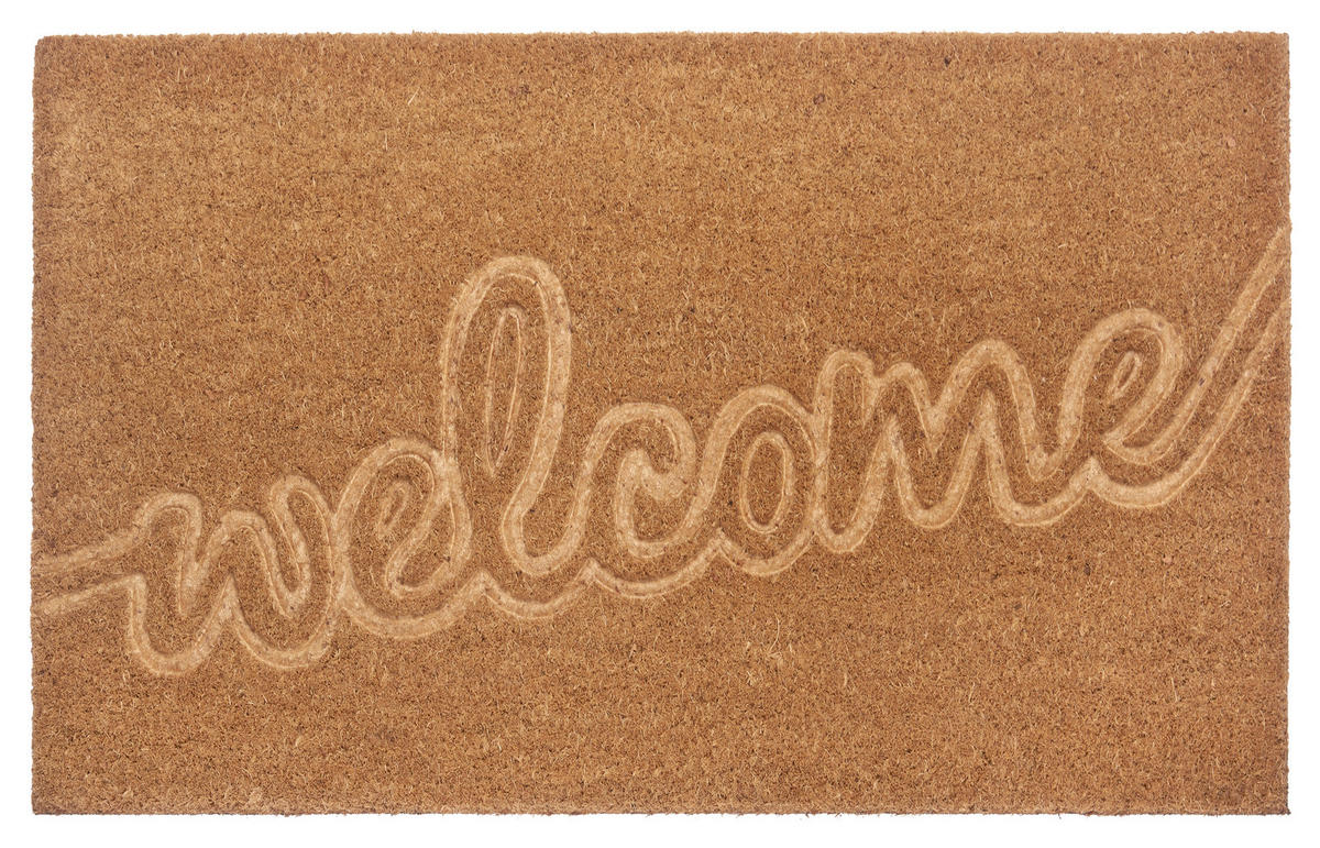 KOKOSMATTE  45/75 cm  Hellbraun  - Hellbraun, Basics, Naturmaterialien/Kunststoff (45/75cm) - Hanse Home