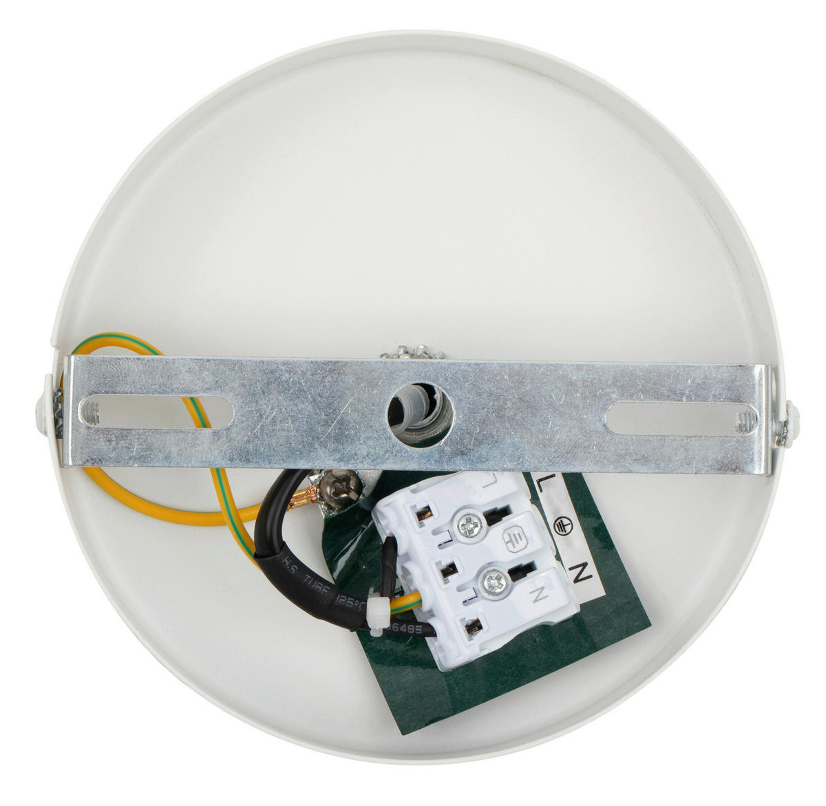 DECKENLEUCHTE  50/25 cm    - Weiß, Design, Papier/Metall (50/25cm) - Collet's Monde