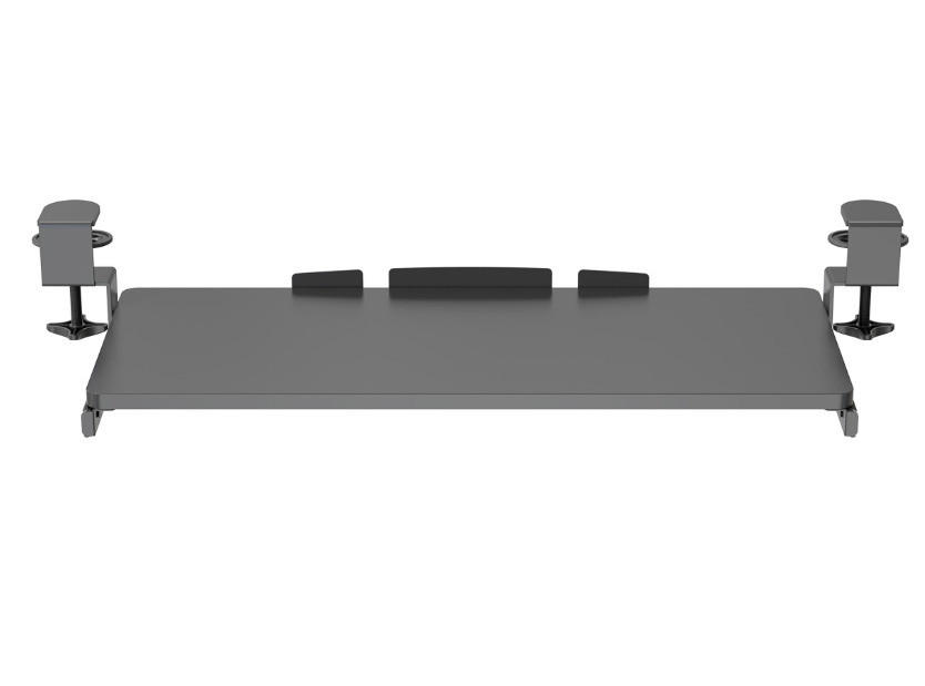 TASTATURAUSZUG Holzwerkstoff Schwarz  - Schwarz, MODERN, Holzwerkstoff (68/8/28cm) - MID.YOU