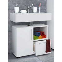 BADRUM 122 cm  - vit, Modern, trämaterial (122cm) - MID.YOU
