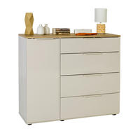 KOMODA, barve hrasta, kašmir  - kašmir/barve hrasta, Konvencionalno, leseni material (103/88.5/35.5cm) - Xora