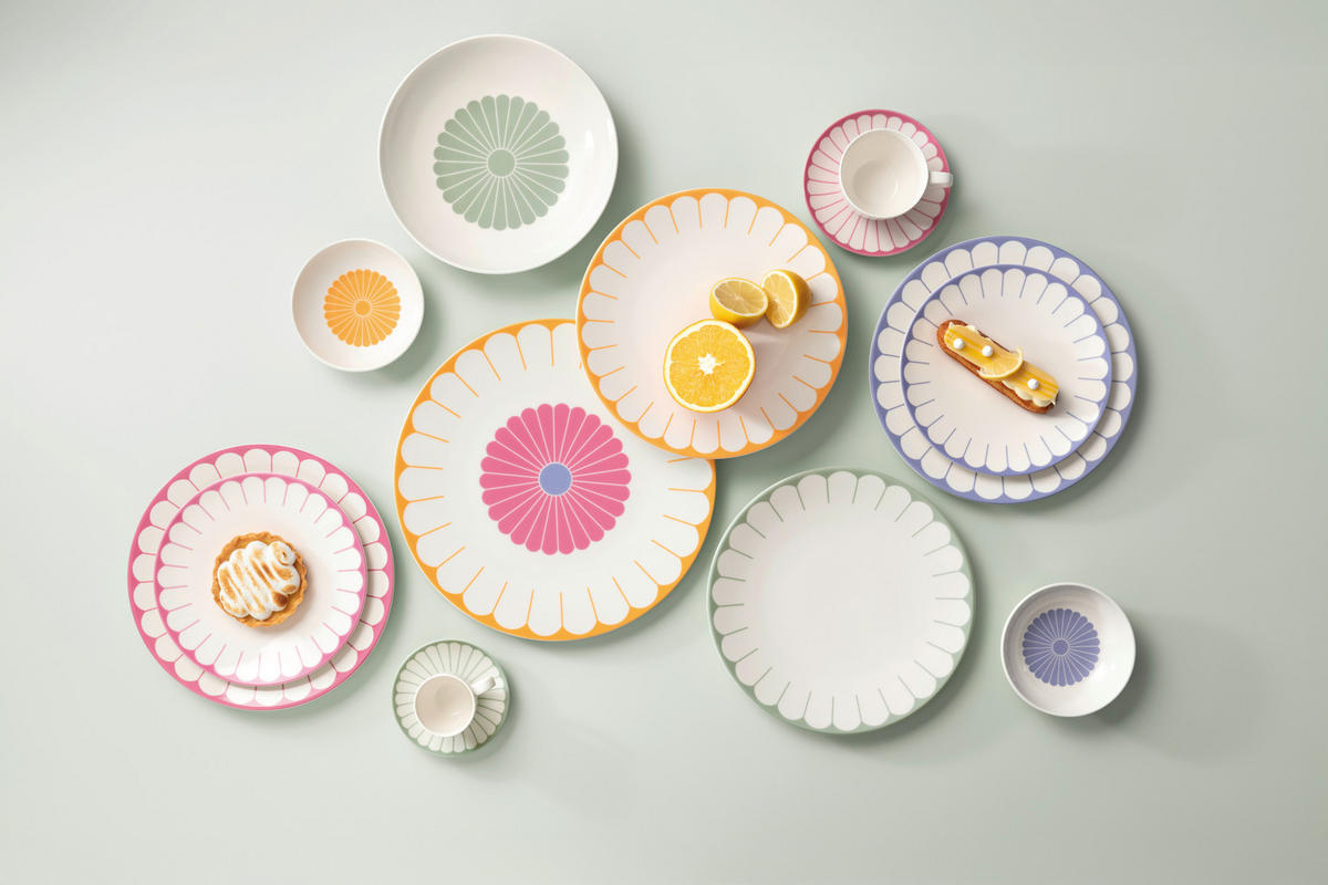 PASTATELLER Fleu Vert 24/5 cm  - Weiss/Salbeigrün, Design, Keramik (24/5cm) - Villeroy & Boch