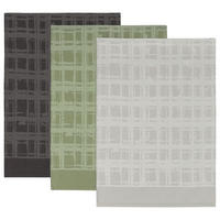 SADA UTĚREK 3dílné - zelená, Basics, textil (50/70cm) - Vossen