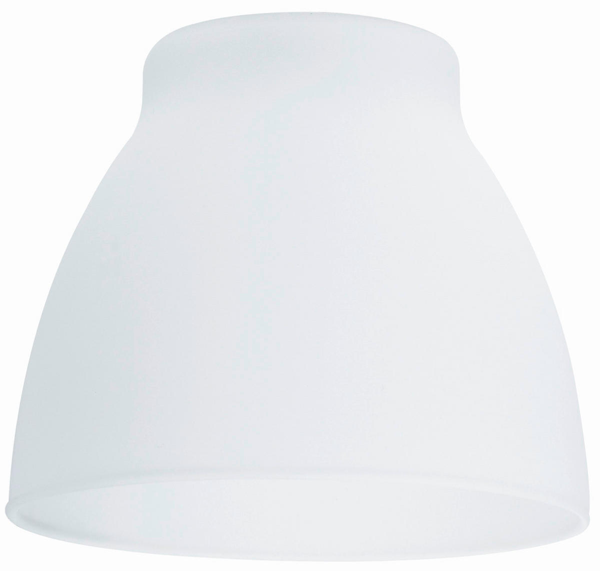 SCHIENENSYSTEM-LEUCHTENSCHIRM URail 9/8 cm  - Weiß, Design, Glas (9/8cm) - Paulmann