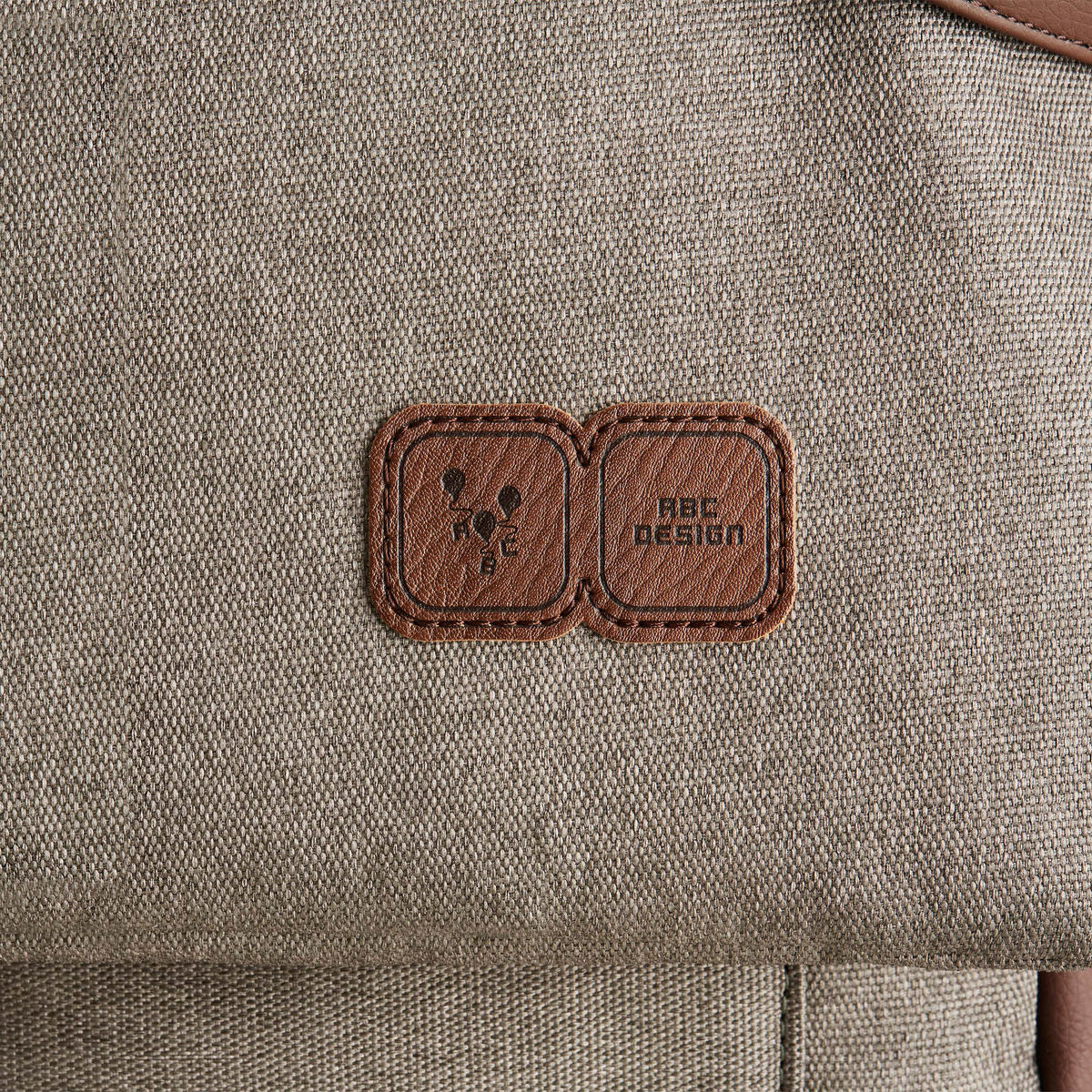 WICKELTASCHE URBAN FASHION  - Greige/Braun, Basics, Textil (38/19/31cm) - ABC Design
