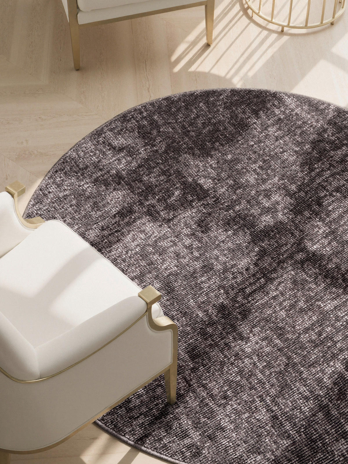 TEPPICH 200 cm Brilliance Braun  - Braun, KONVENTIONELL, Textil (200cm) - Elle Decoration