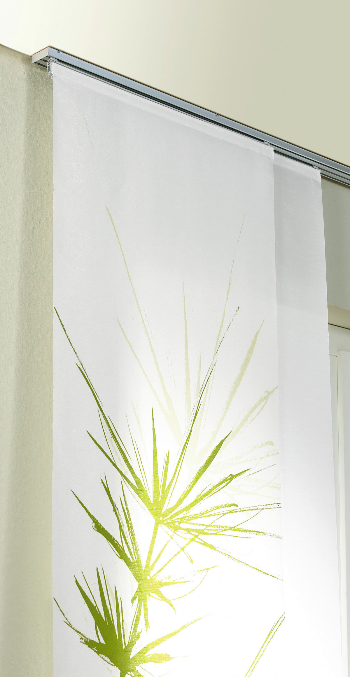 FLÄCHENVORHANGSCHIENE  160 cm  - Weiß, Design, Metall (160cm) - Homeware