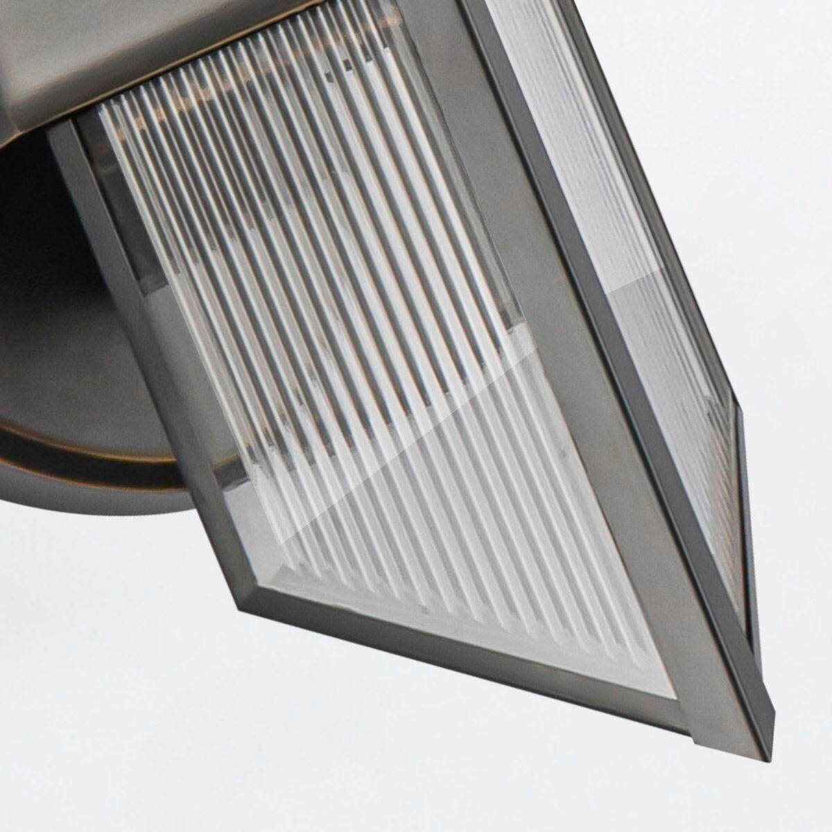 WANDLEUCHTE    - Bronzefarben, KONVENTIONELL, Glas/Metall (38,5/9,5/10,5cm) - Elstead Lighting