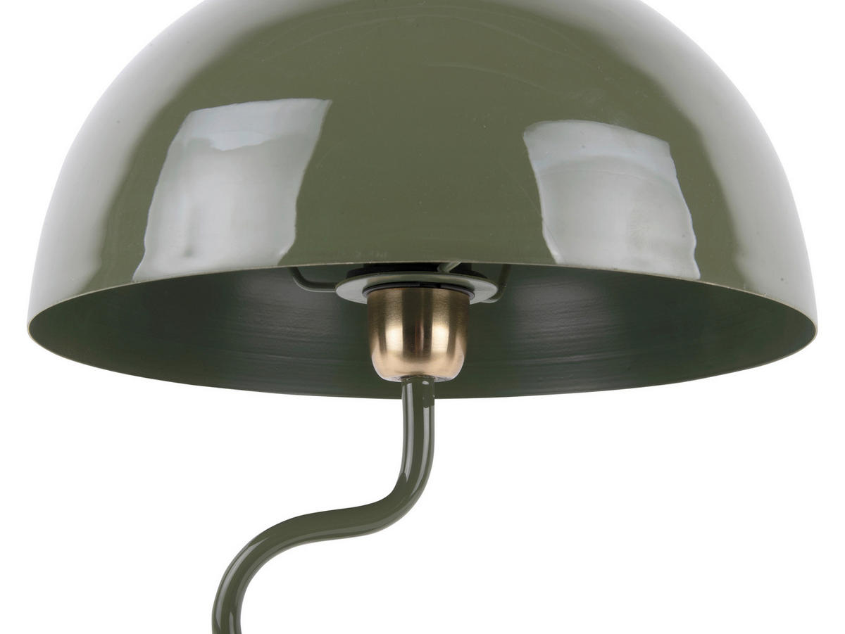 TISCHLEUCHTE Twist 31/54/31 cm   - Olivgrün, KONVENTIONELL, Metall (31/54/31cm) - Leitmotiv