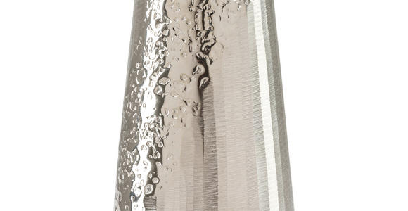 VASE 36 cm - Nickelfarben, Design, Metall (12/36cm) - Ambia Home