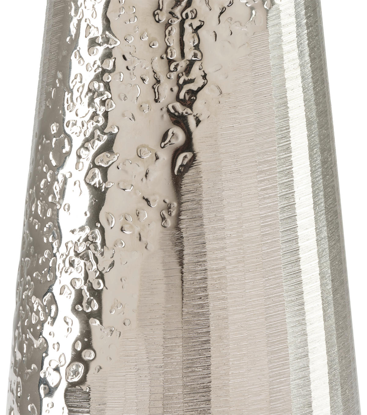 VASE 36 cm  - Nickelfarben, Design, Metall (12/36cm) - Ambia Home