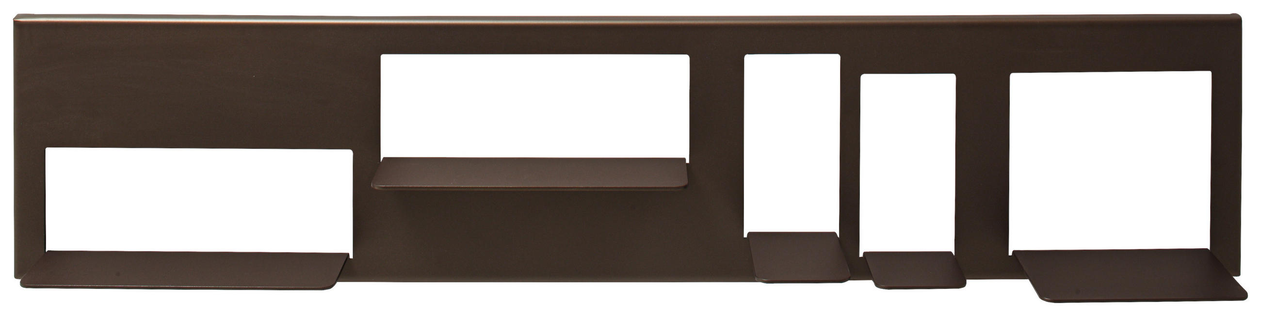 WANDREGAL  180/40/26,5 cm  - Bronzefarben, Design, Metall (180/40/26,5cm) - Novel