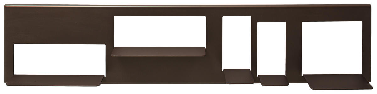 WANDREGAL Bronzefarben  - Bronzefarben, Design, Metall (180/40/26,5cm) - Belluti