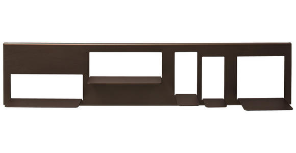 WANDREGAL  180/40/26,5 cm  - Bronzefarben, Design, Metall (180/40/26,5cm) - Novel