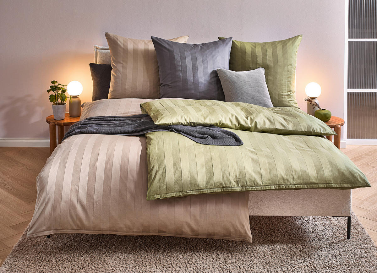 BETTWÄSCHE Satin 135/200 cm  - Beige, Textil (135/200cm) - Dieter Knoll