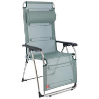 GARTEN-RELAXSESSEL Aluminium  - Salbeigrün/Silberfarben, Design, Kunststoff/Textil (70/136/86cm) - FIAM