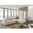 WOHNLANDSCHAFT - Creme/Schwarz, MODERN, Kunststoff/Textil (304/194cm) - DIETER KNOLL