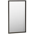 WANDSPIEGEL 34/74/1,9 cm    in rechteckig  - Schwarz, Design, Glas/Holzwerkstoff (34/74/1,9cm) - Carryhome