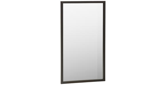 WANDSPIEGEL 34/74/1,9 cm    in rechteckig  - Schwarz, Design, Glas/Holzwerkstoff (34/74/1,9cm) - Carryhome